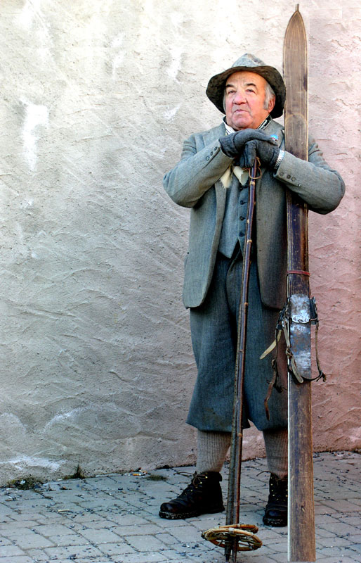 Sciatore d'altri tempi