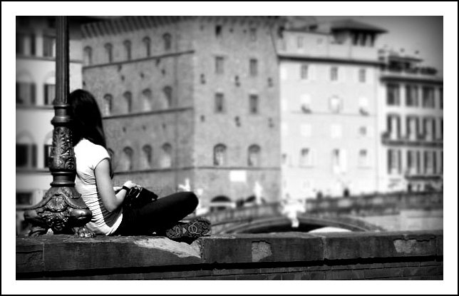 Pensieri scorrono sul Lungarno