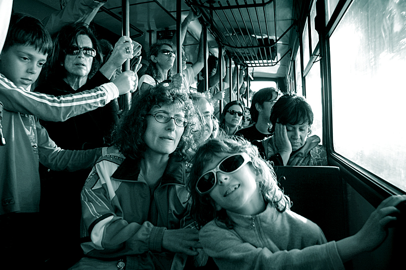 Espressioni sul tram