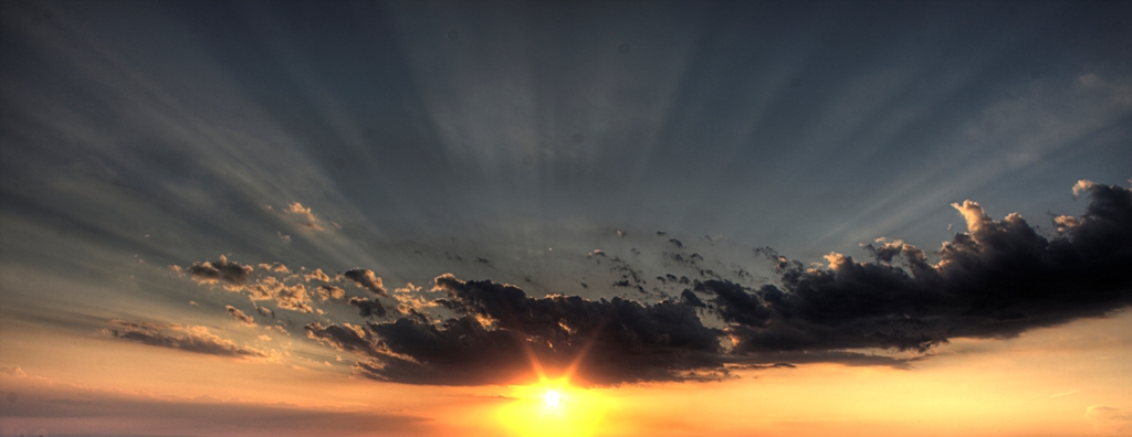 dall'orizzonte in su...