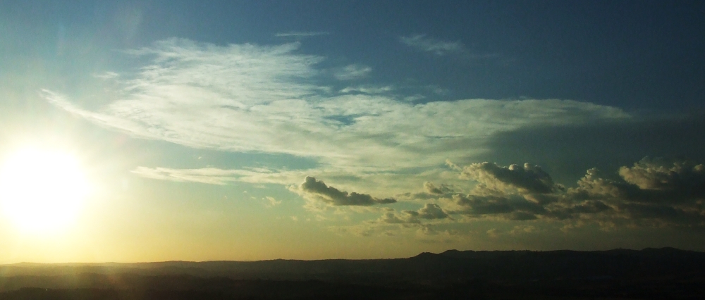 nuvole verso il sole