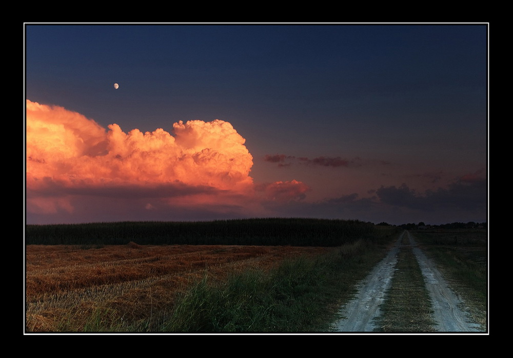Una strada per la sera...
