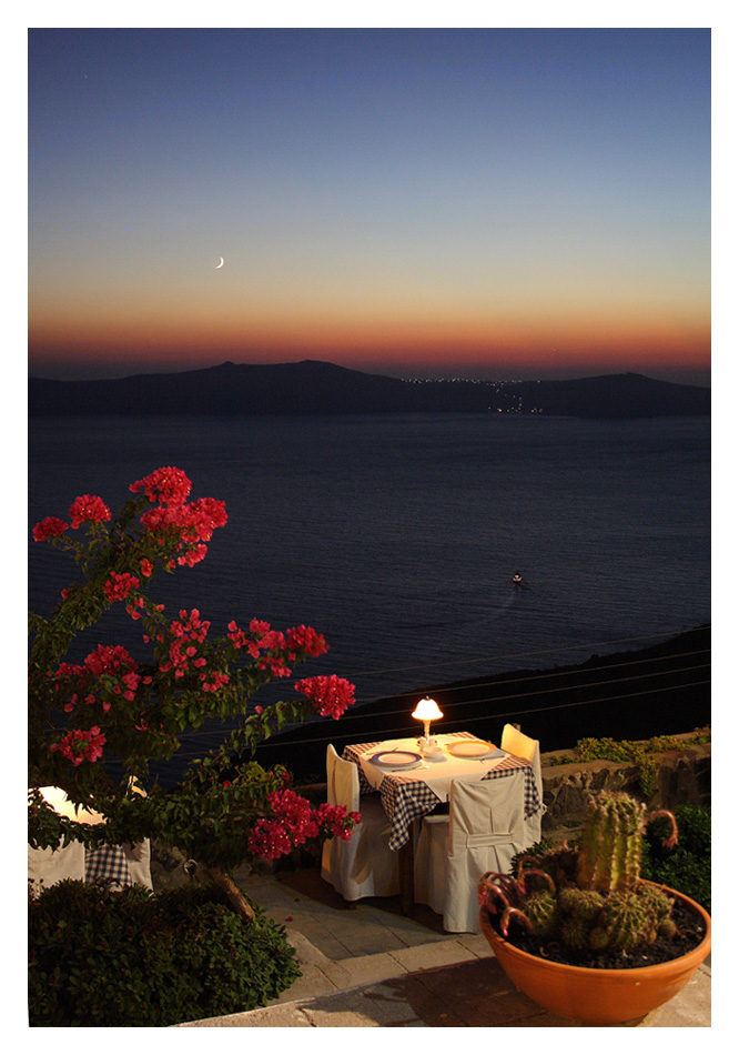 SANTORINI - Tramonto ad Thira
