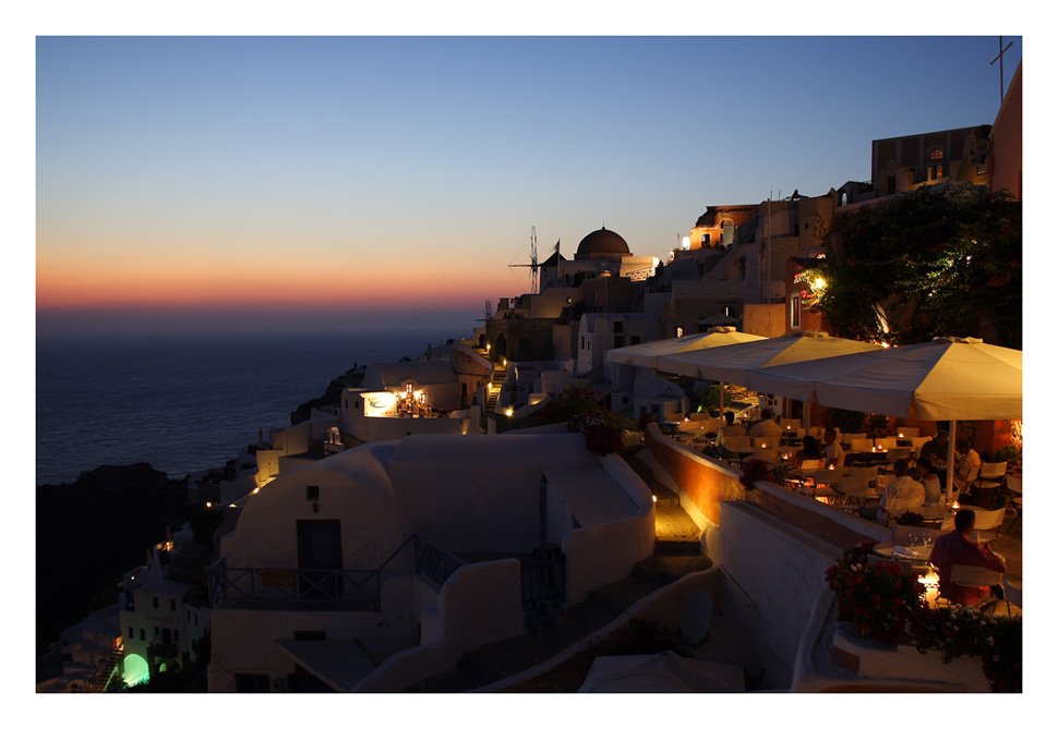 Cena romantica...... "SANTORINI"