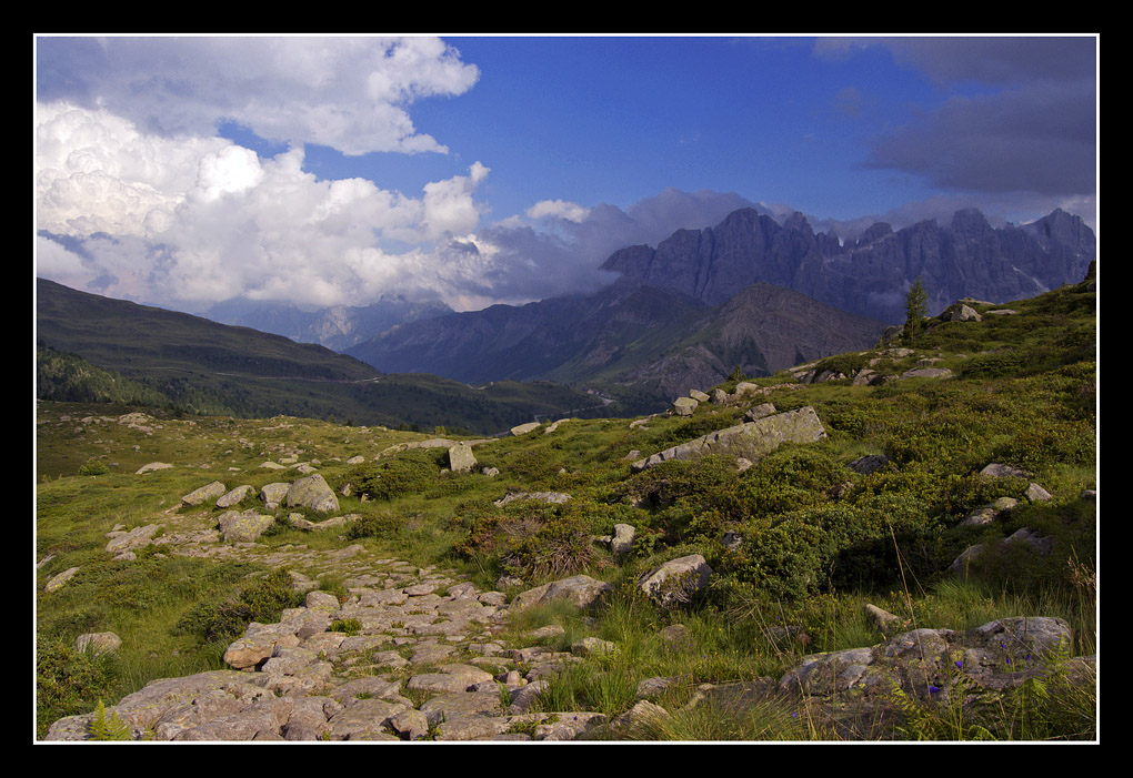 Mulattiera verso le Pale