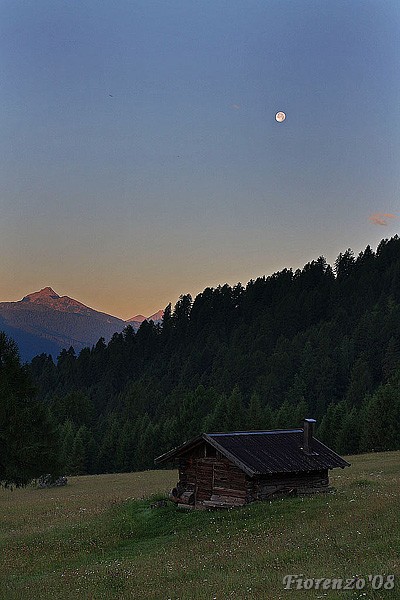 alba in montagna......