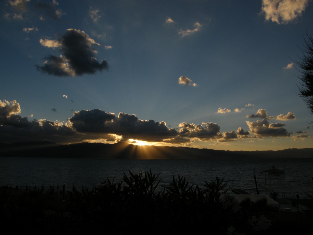 tramonto a Reggio Calabria