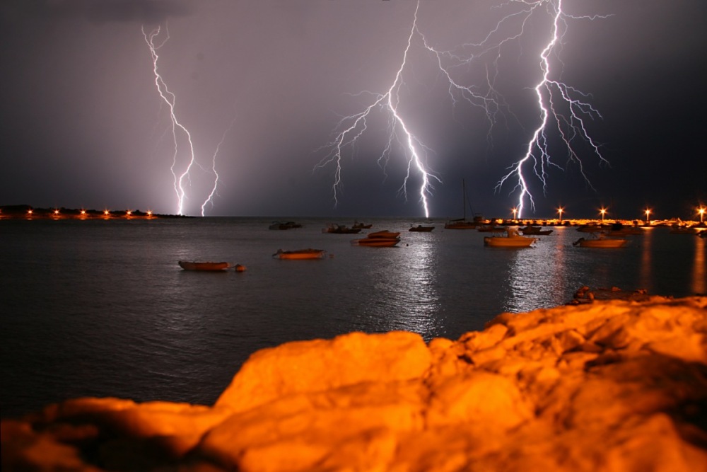 Fulmini su Novalja