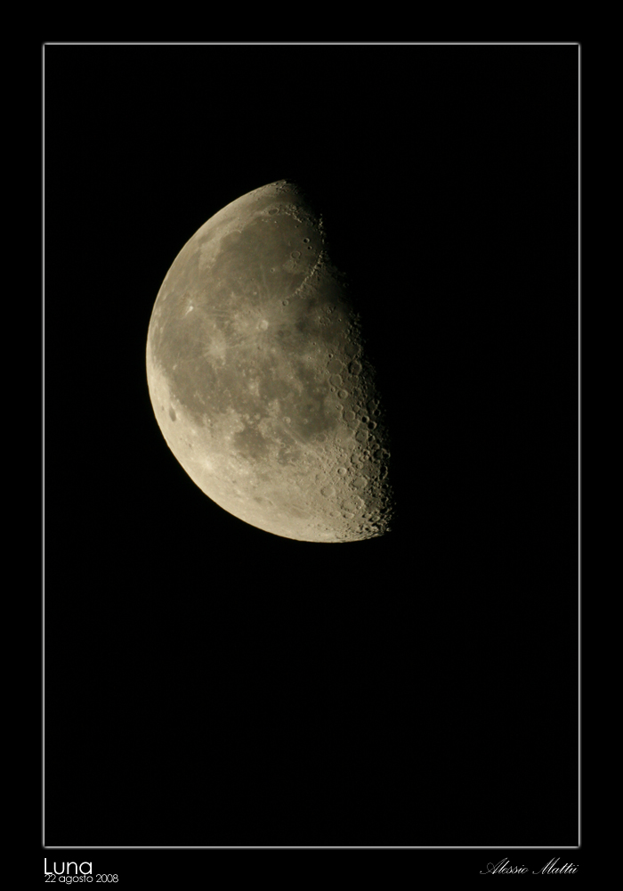 Luna 22 agosto 2008