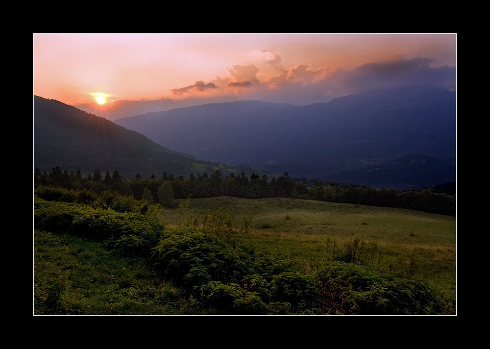 Un Tramonto Montano