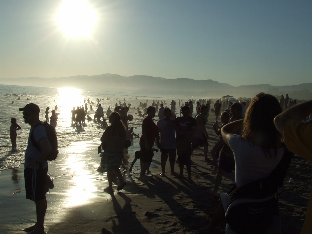 L'attrazione dell'oceano Pacifico - Santa Monica Beach -