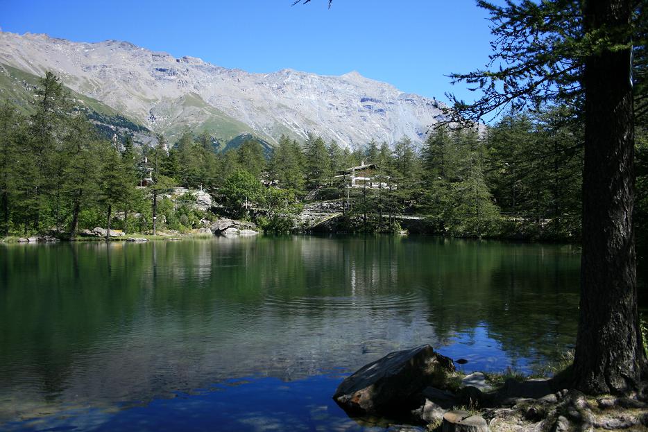 Laghetto per la pesca sul Moncenisio