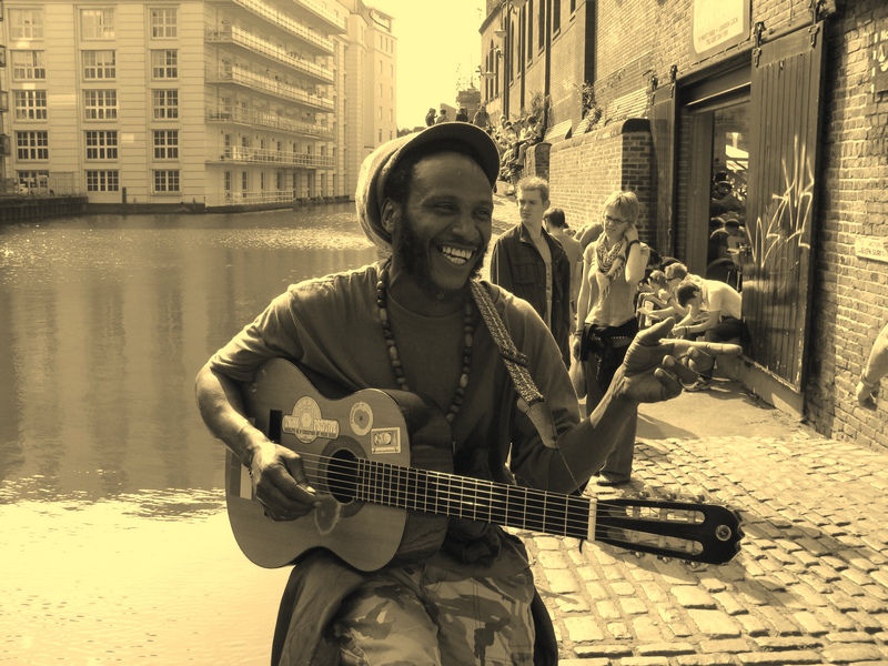 Artist at Camden town