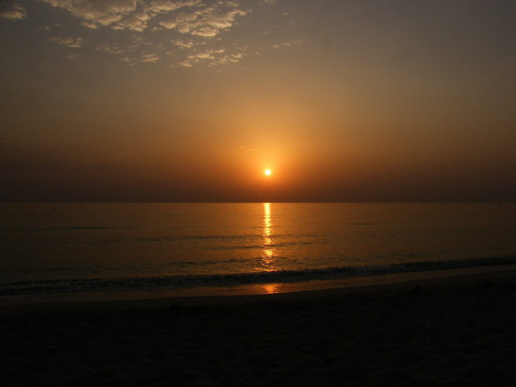 il primo chiarore del giorno