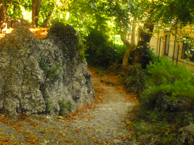 scala verso il prato