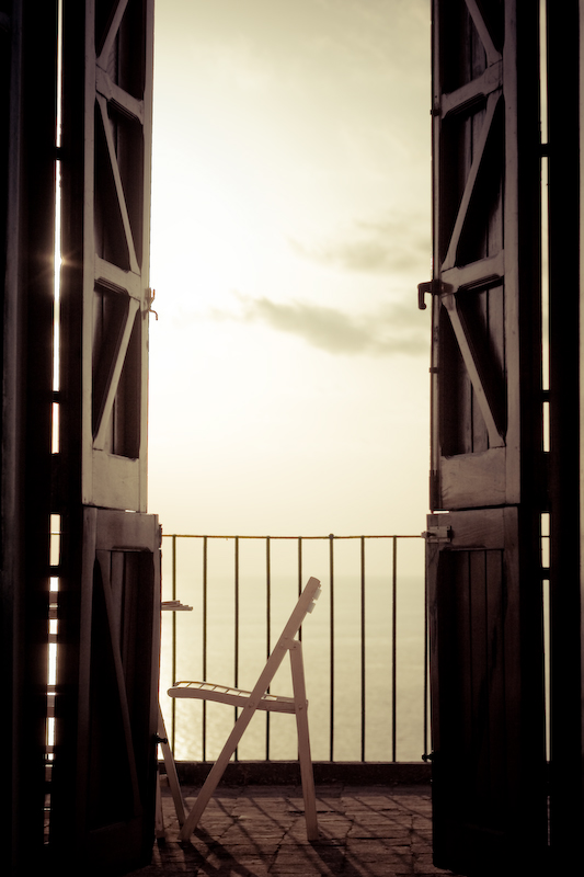 sulla vecchia terrazza