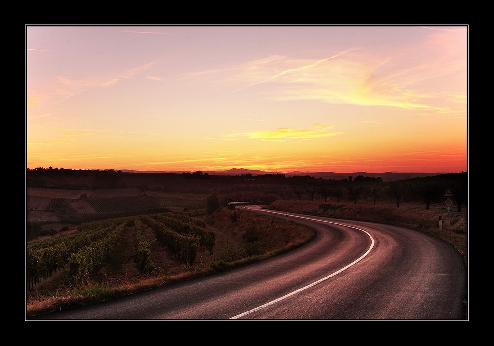 Una strada di luce..