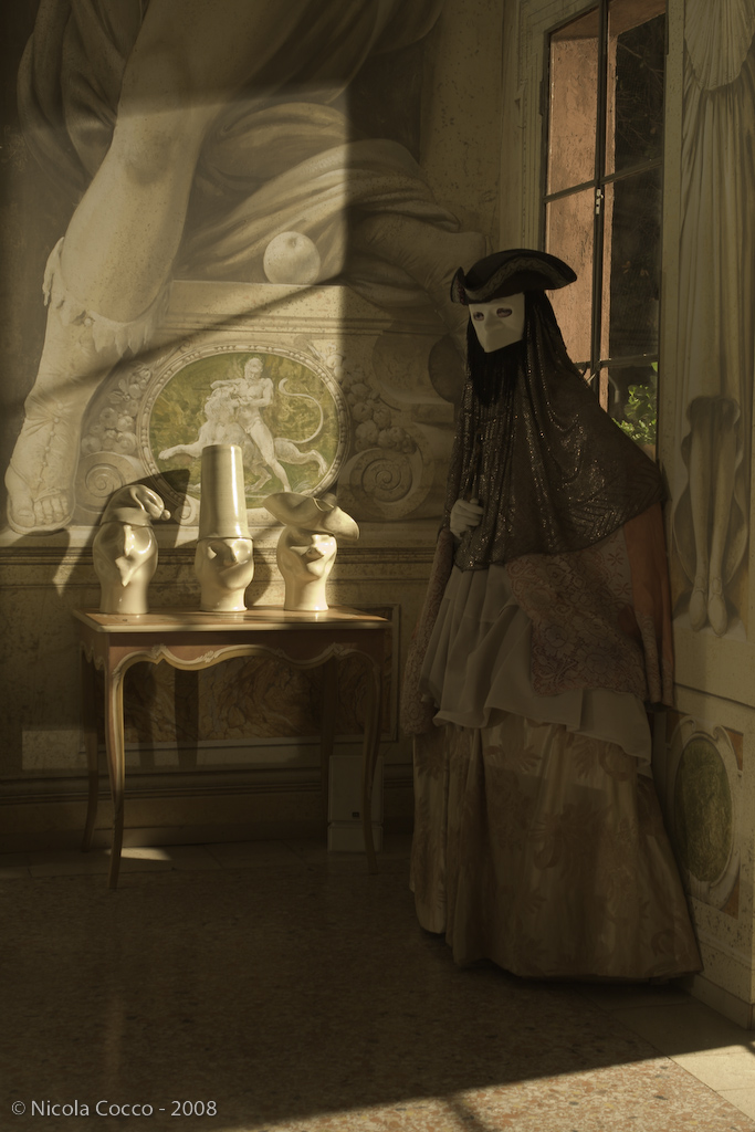 Venice Mask in Ca' Toga by night, CA