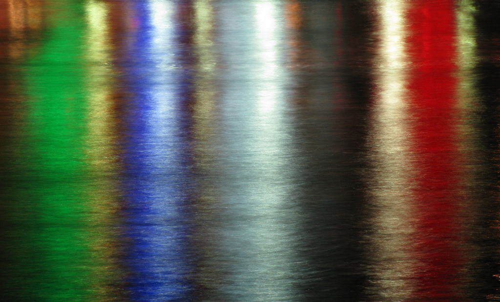 il lago Lemano. Mezza notte.