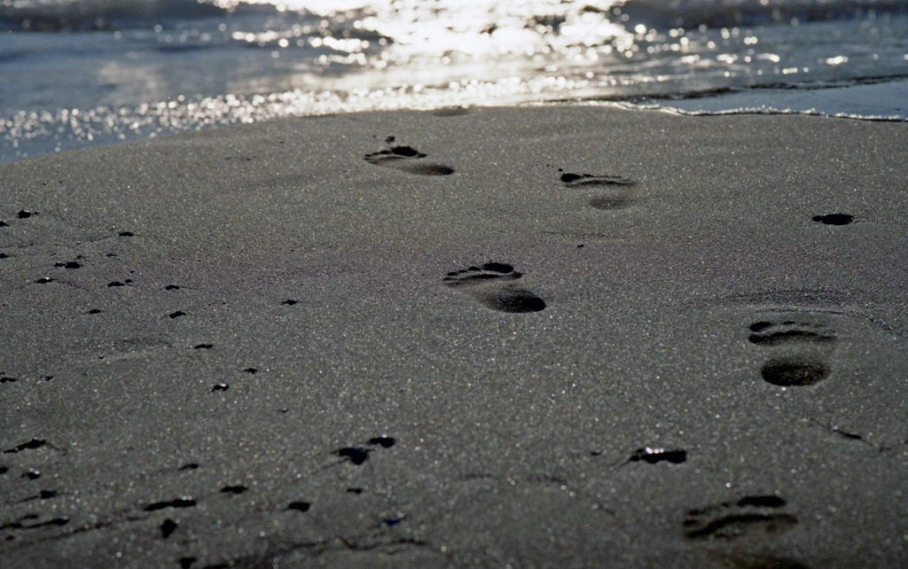 walking to the light