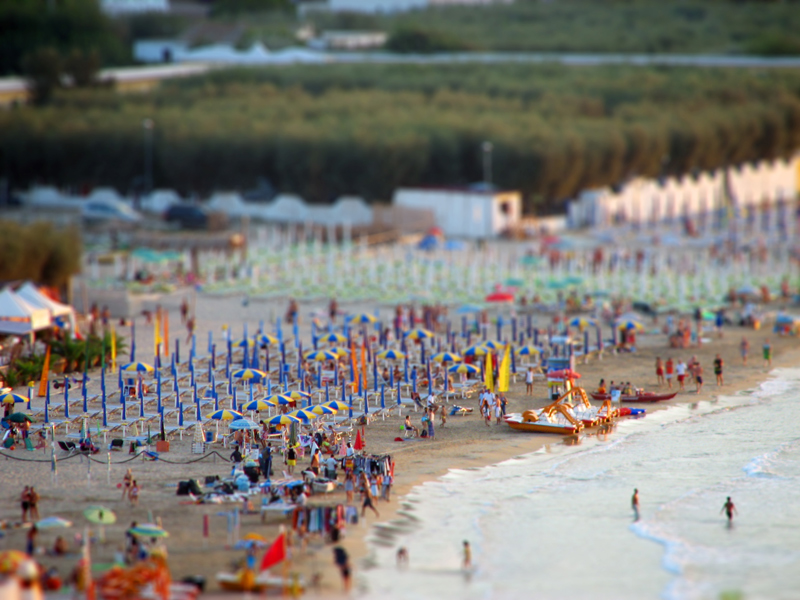spiaggia o modellino??