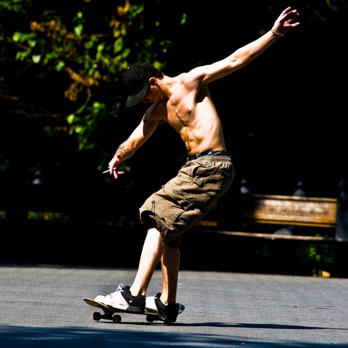 Skateboarding