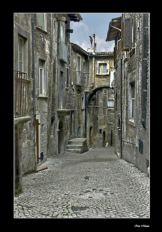 Scanno . veduta del borgo 2