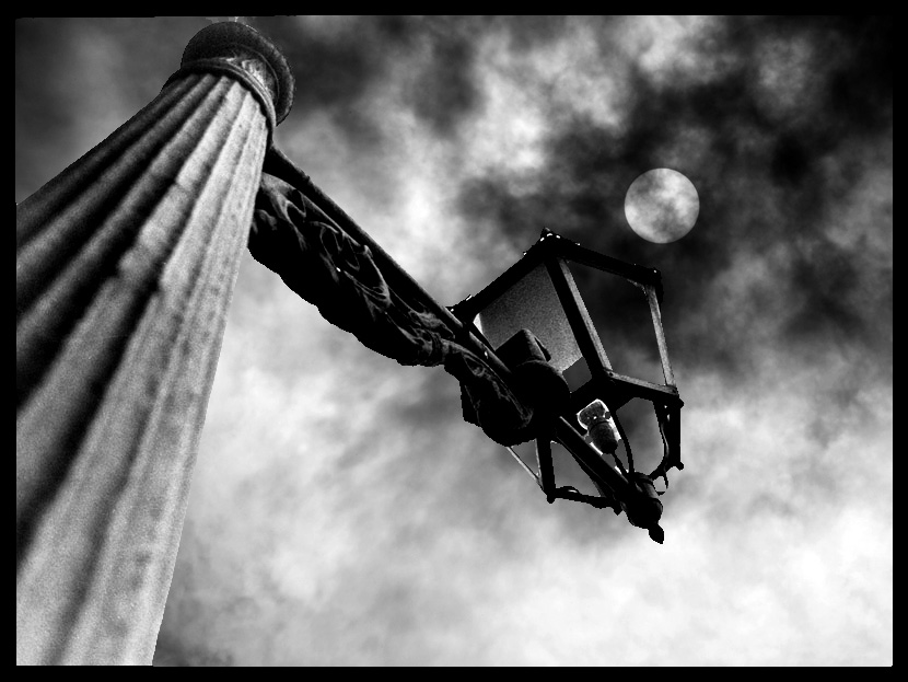 Il lampione di notte