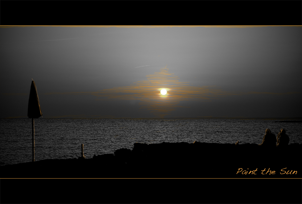 dipingere il sole...