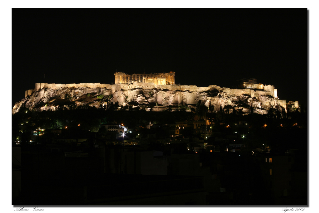 Athens by night