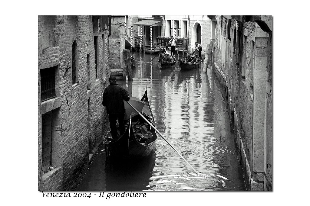 Venezia - Il gondoliere
