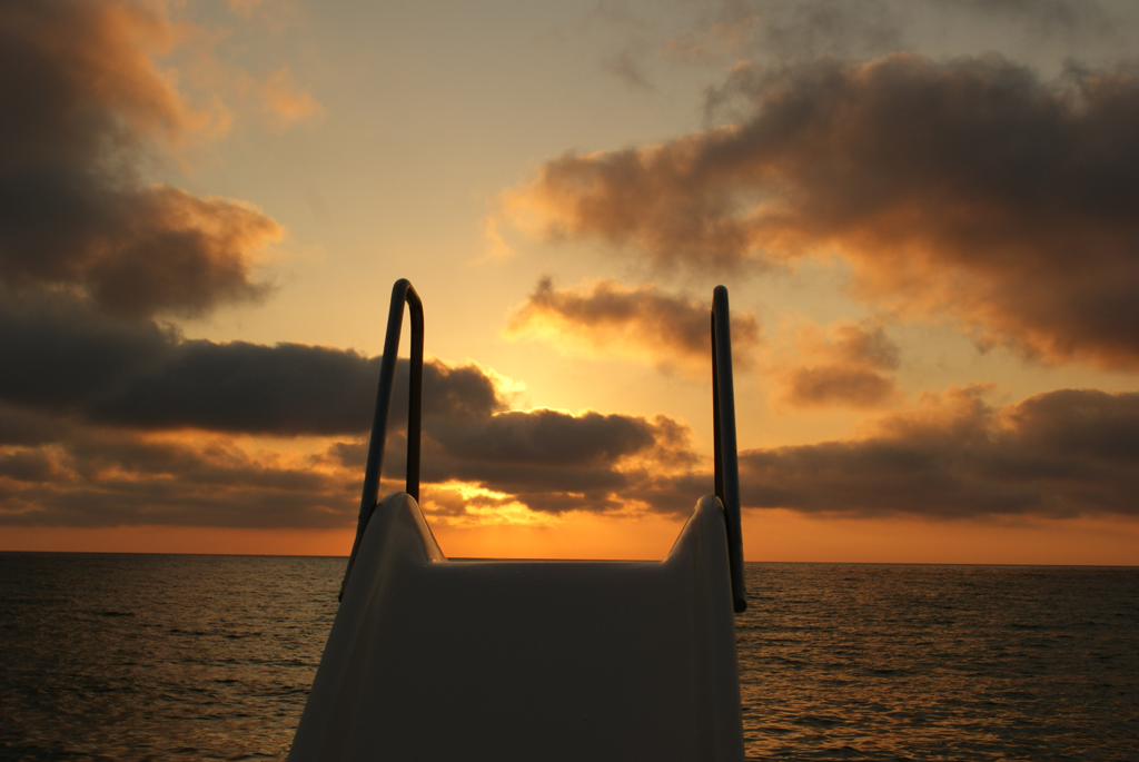 il tramonto in uno....scivolo