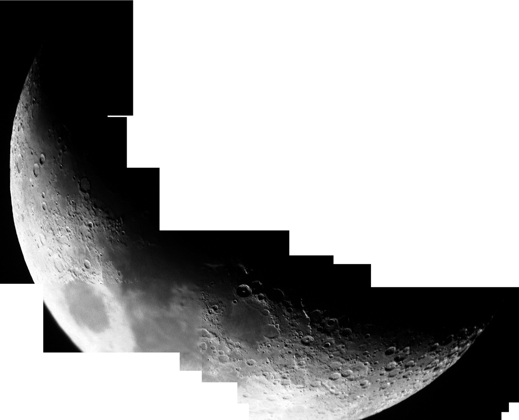 Luna ... vista dalla webcam