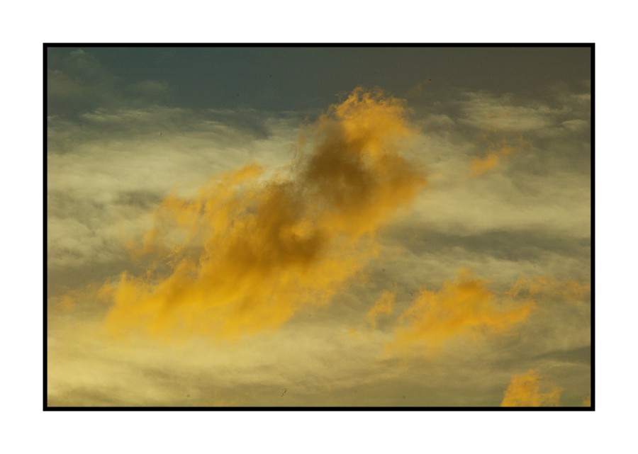 Nuvole al tramonto