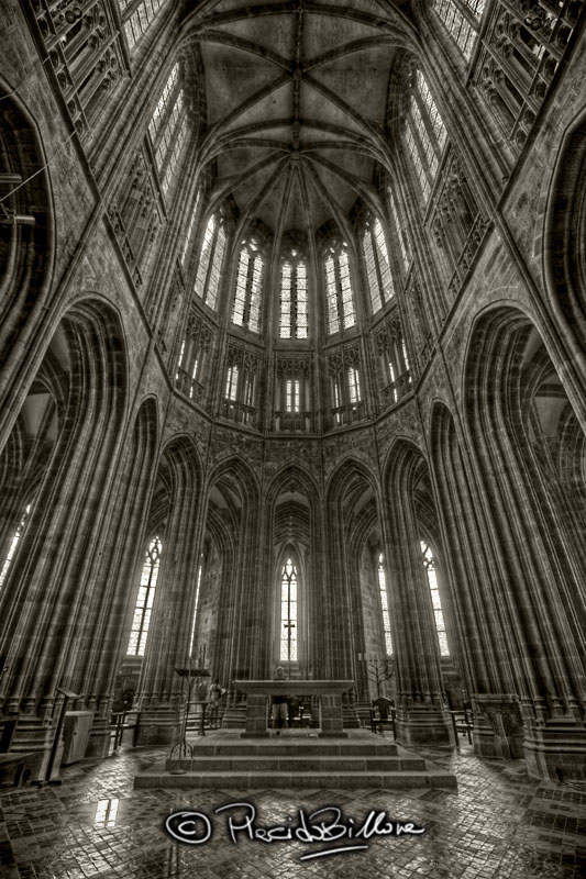 Mont Saint Michel :: Inside abbey