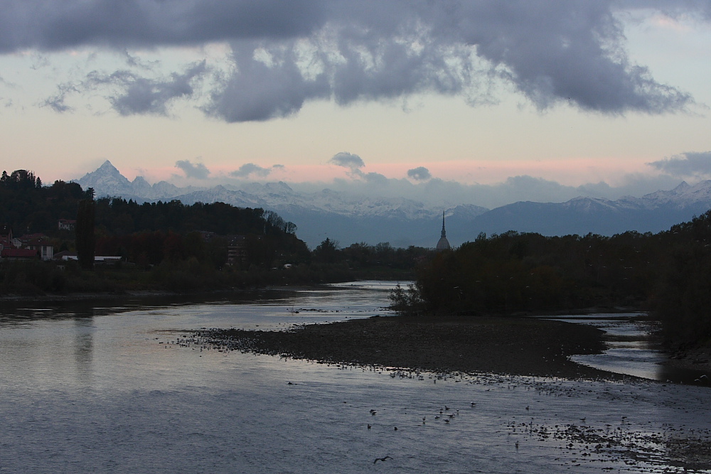 Vista dal ponte di san mauro Torinese