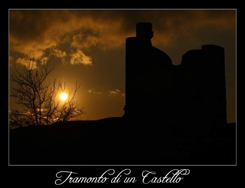 Tramondo di un Castello