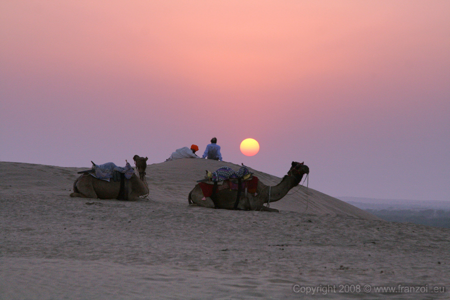 TRAMONTO NEL DESERTO DEL THAR