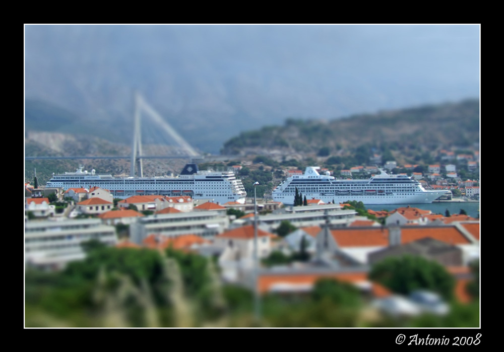 Tilt-shift Dubrovnik