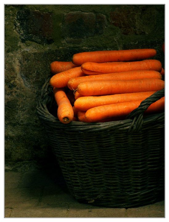 Cesto con carote