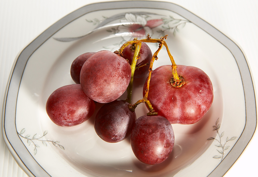 Chicco d'uva anomalo.