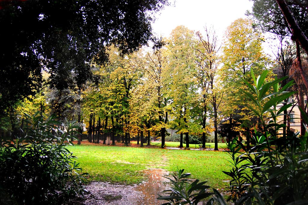 Autunno in Villa Fabbricotti (Livorno)