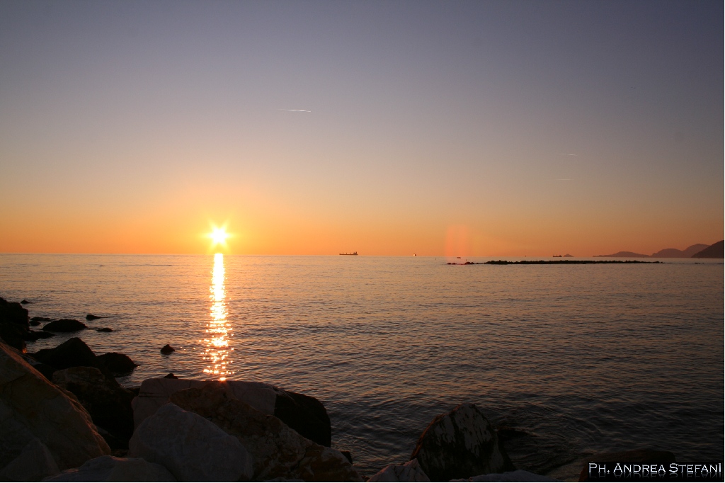 Il mio primo tramonto.....