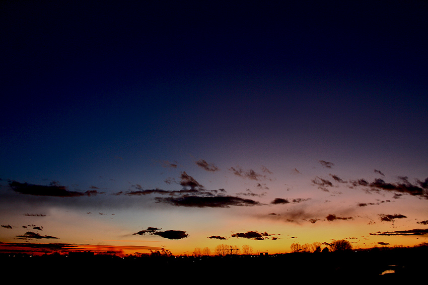 Tramontino dietro casa