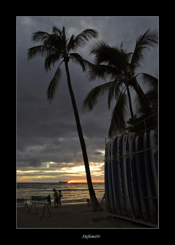 dopo una giornata di surf...