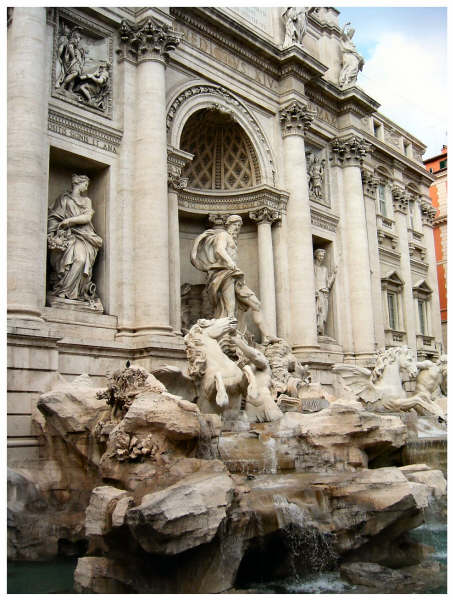 Fontana Di Trevi: particolare