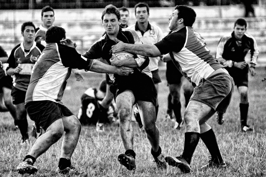 rugby action