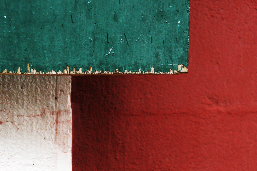 Bordo di balcone e sfondo