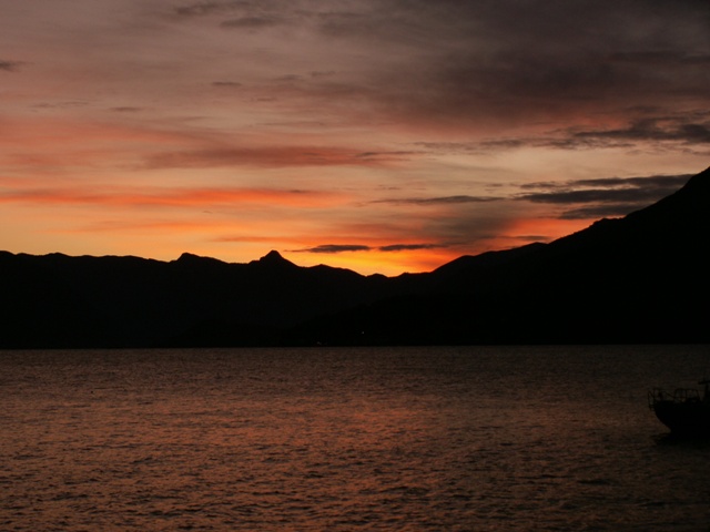 Tramonto a Lecco...