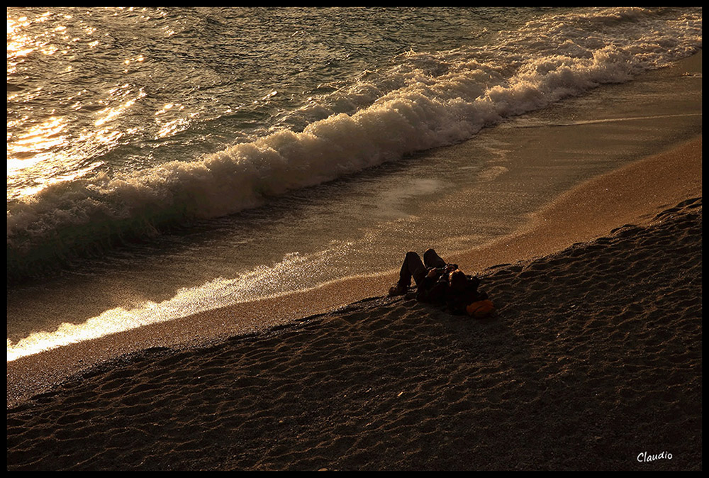monterosso- mare d'inverno